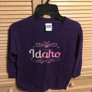 Idaho Gildan Youth Long Sleeve T-shirt Girls